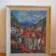 Georges Mathieu Yassef (1943-2024) landscape painting HST