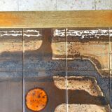 1960s vintage Vallauris ceramic coffee table