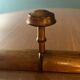 Old wooden wall coat rack