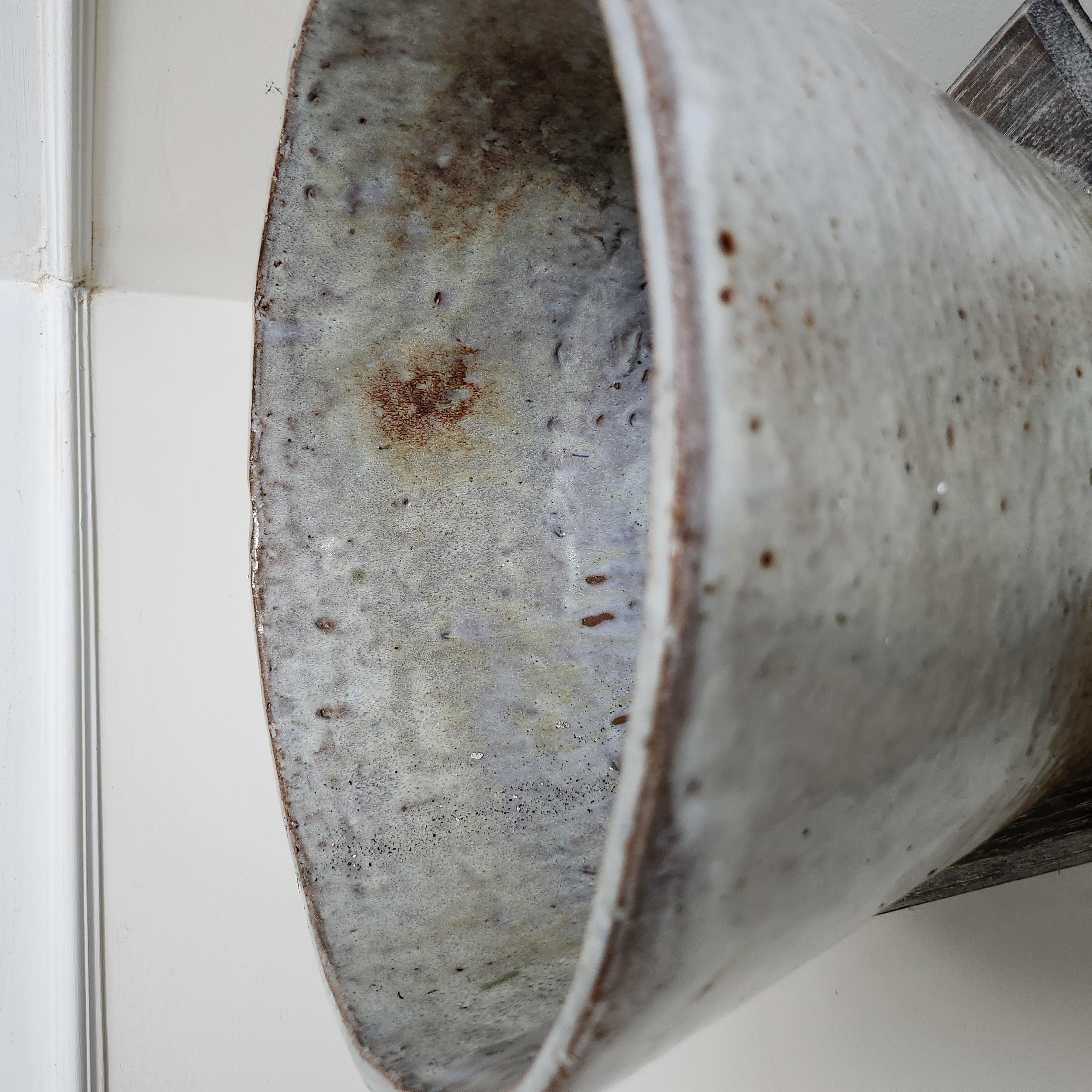 Glazed terracotta vase from the year C. 1970