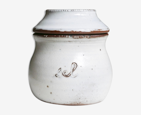Pot à sel en grès de Jeanne et Norbert Pierlot, années 60