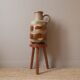 German ceramic floor vase west germany scandinavian decoration