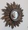 Mid-century convex sunburst mirror