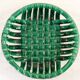 Fruit cup in openwork ceramic green