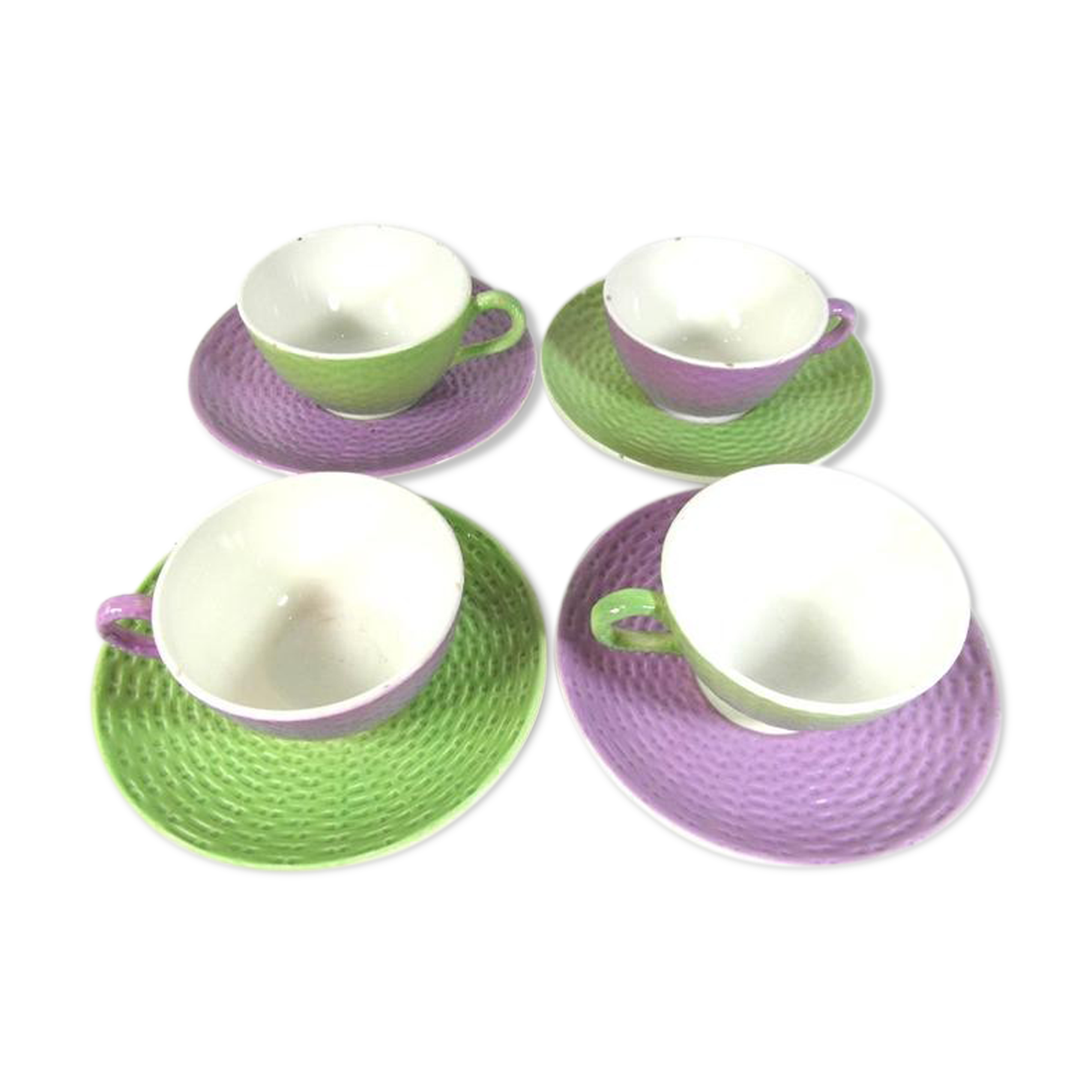 Lot of 4 cups coffee and Digoin cups