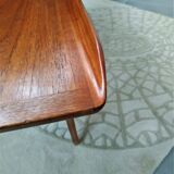 Scandinavian-style teak coffee table
