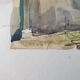 André Duculty (1912-1990) Watercolor on paper "Le Sacré Coeur, Le consulat, Paris" Signed