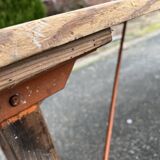 Old folding table