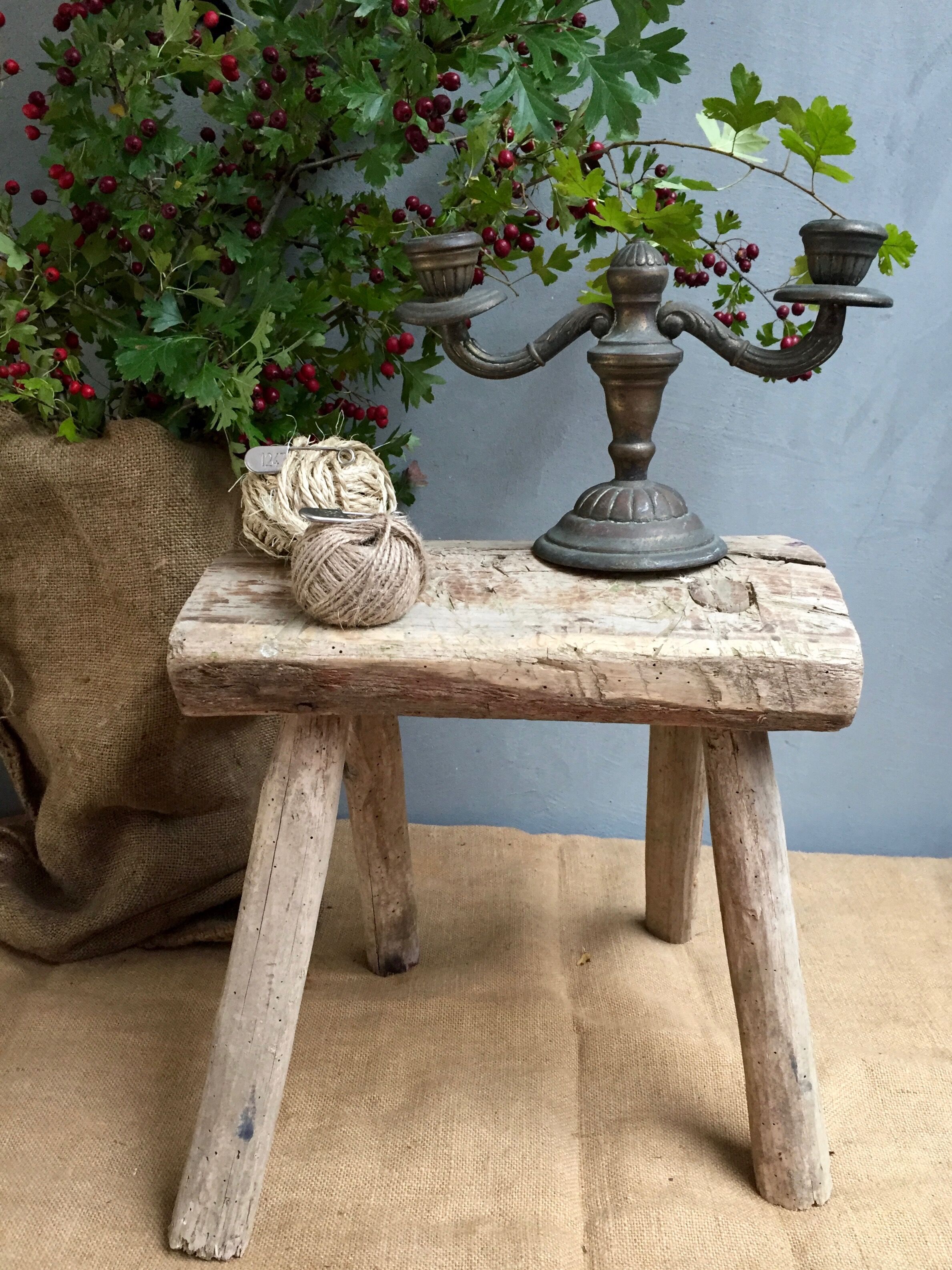 Wooden stool
