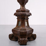 Italian gilded wood rococo floor lamp 1950s
