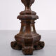 Italian gilded wood rococo floor lamp 1950s