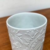 White German porcelain vase from the mid-century by Bjørn Wiinblad for Rosenthal, 1960s.