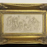 Marble bas-relief, Barbedienne Fondeur, Paris 1859