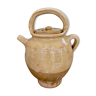 Terracotta gargoulette with lid