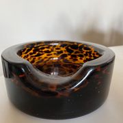 XXL pocket tray Murano 1970 Italian design blown glass