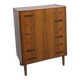 Mid-Century Deens Westergaards, Silkeborg palissander ladekast 6 lades