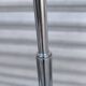 Space age chrome metal pendant light 1970