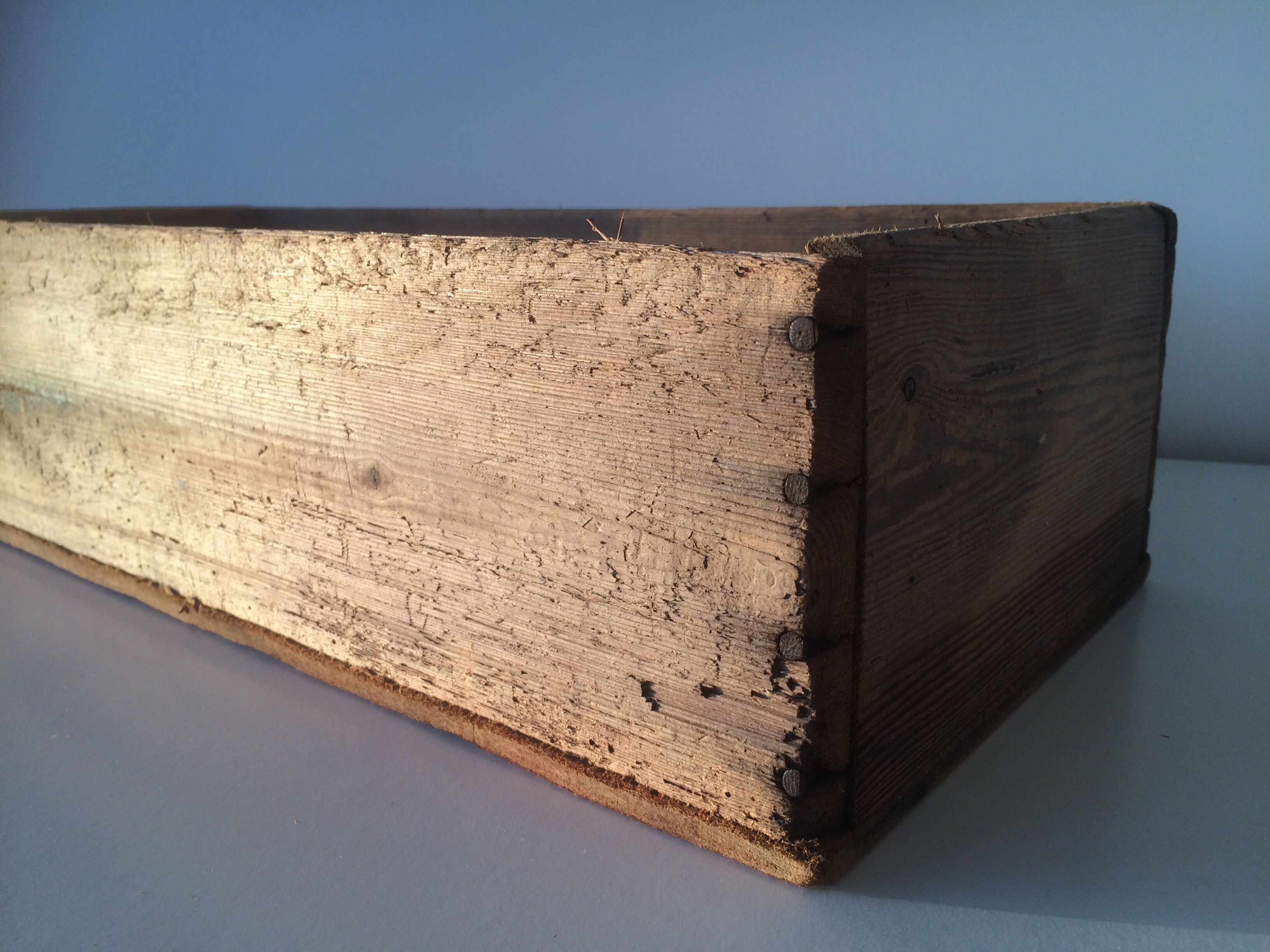 Old vintage storage box