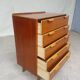 Walnut tallboy chest of drawers