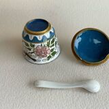 Cloisonne salt and pepper box