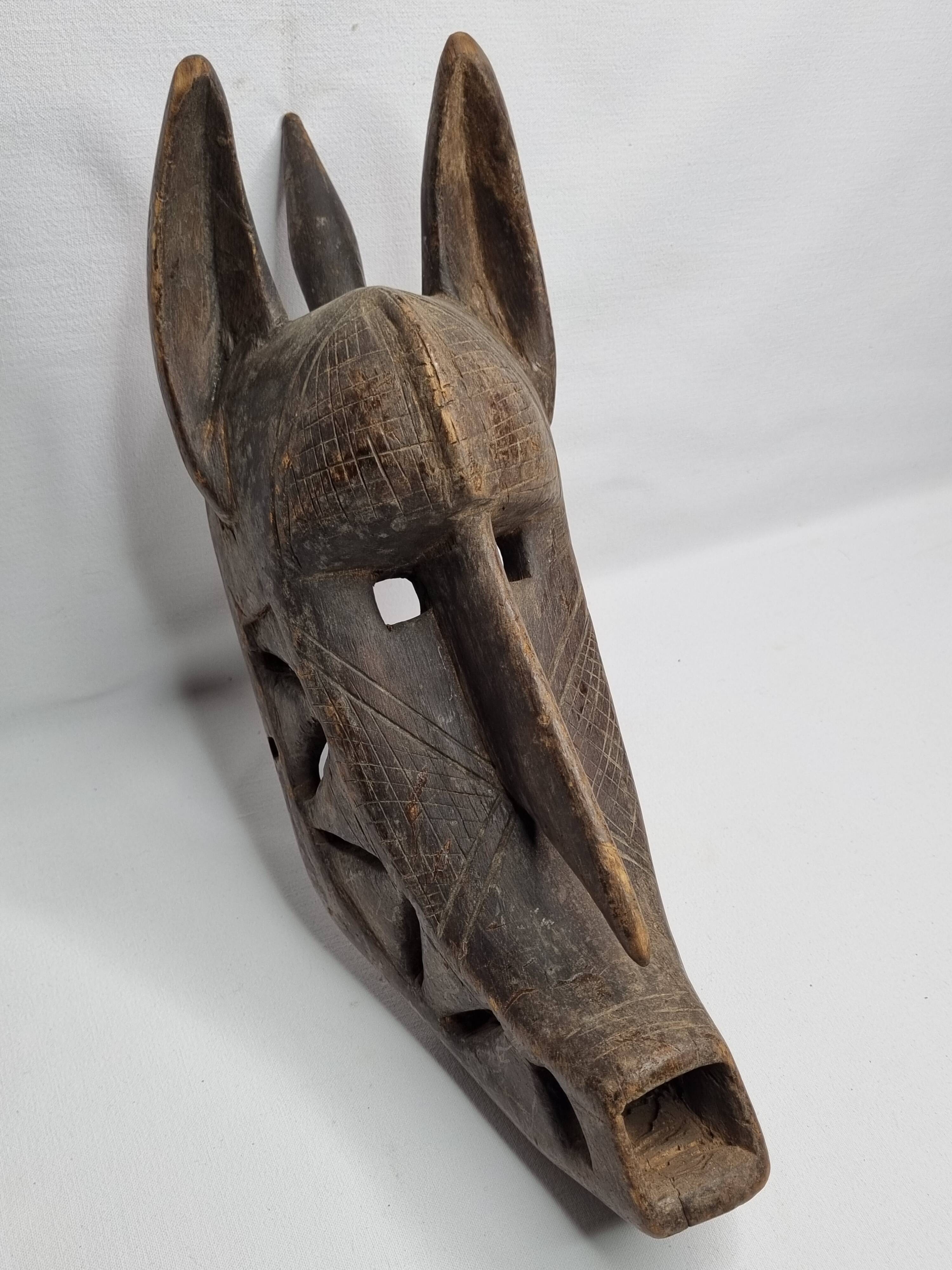 African Suruku mask from Koré, Bambara, Mali, mid-20th century