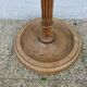 Art Deco tapered floor lamp in solid oak from the 1930s-1940s.