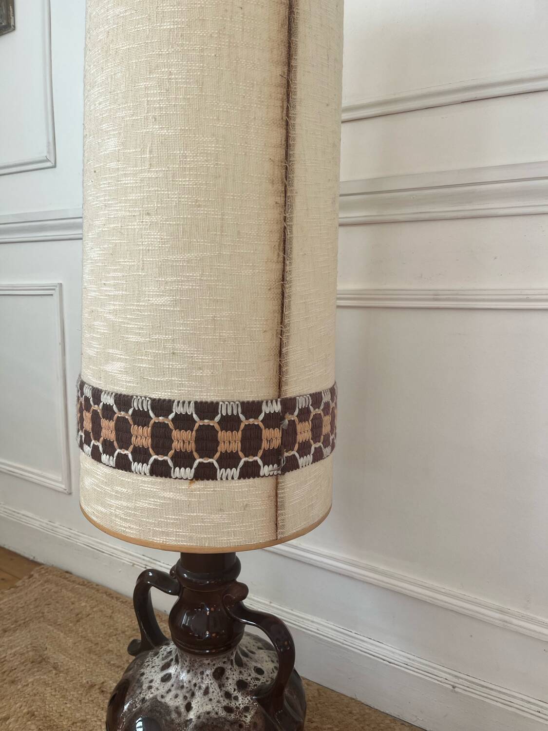 Lampe de sol en céramique, 1970