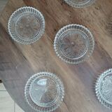 Set of six vontahe glass bottle rest