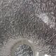 Vintage frosted crystal footed bowl