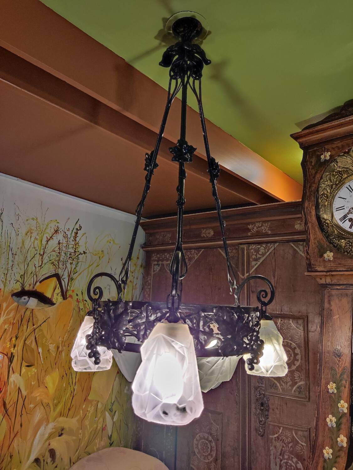 Art deco chandelier