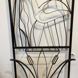 Wrought iron cloakroom