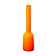 Vase en verre orange par Holmegaard, années 60