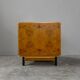 Vintage Czech Burr Walnut Bar Cabinet 1950s