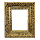 Gilded wood frame decorated with a frieze of foliage, Napoleon III period circa 1880