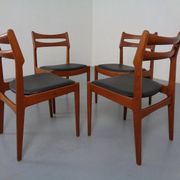 Danish Teak Dining Chairs from Vamo Mobelfabrik, 1960s, Set of 4