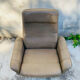 Vintage De Sede leather swivel chair, tulip base.