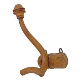 Patère en bois courbé vintage 50's