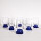 Series of 6 Bormiolo Rocco Ibisco glasses