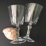 Set de 12 verres à vin cristal taillé