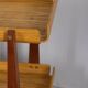 Vintage 1950s Wooden Food Service Cart, Designed by Carlo Ratti