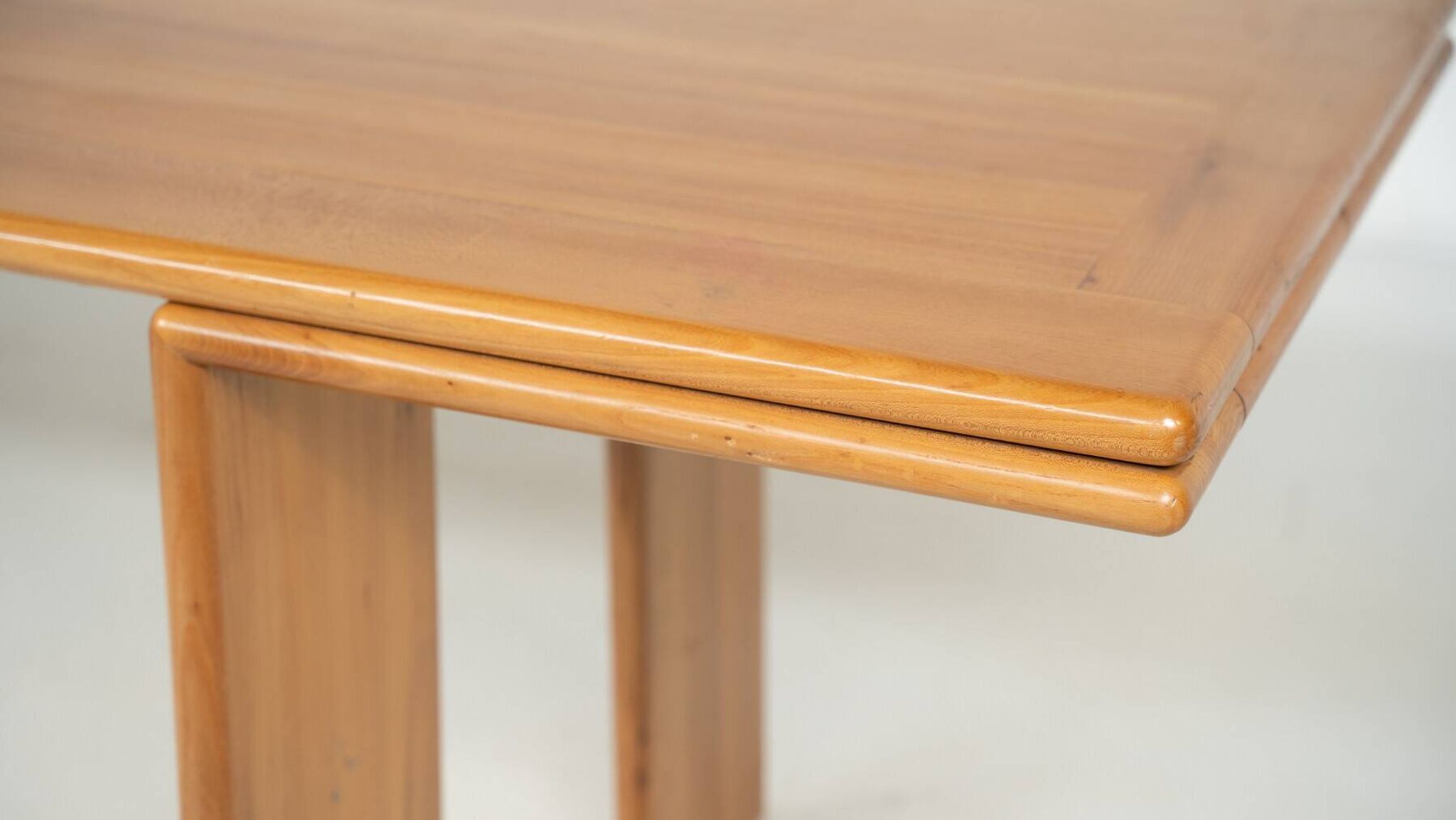 Mid-Century Modern Wooden Dining Table, in the style of Mario Marenco, Italy