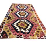 Oversize Handwoven Kilim Rug