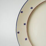 Plat rond, Lunéville modèle E Pierrée, 1940