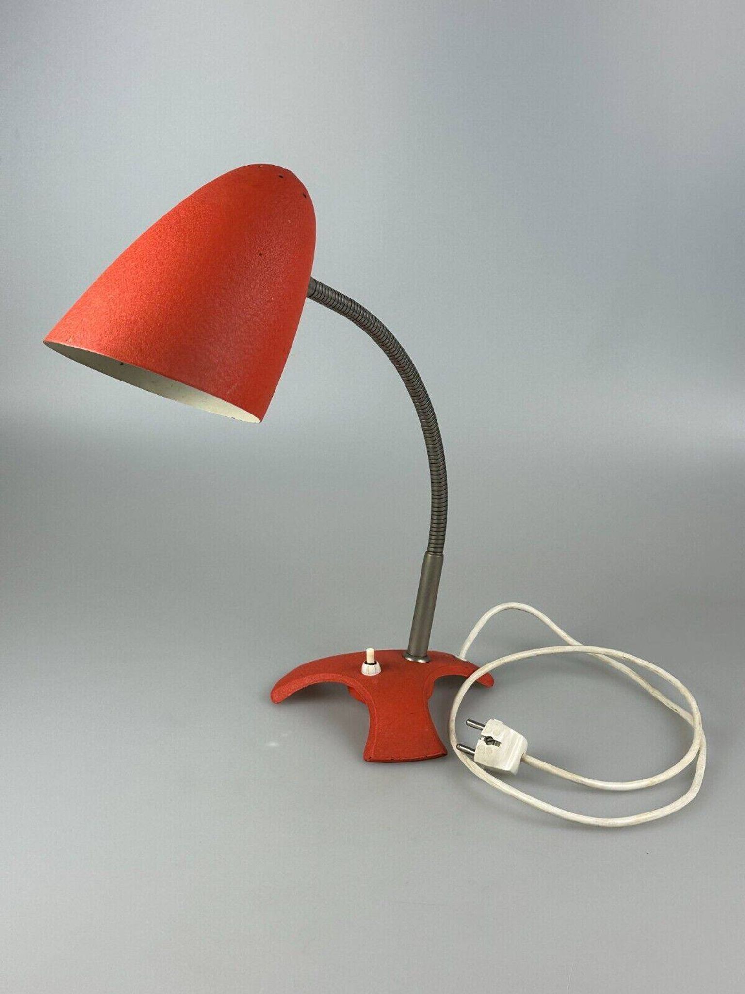 60s 70s lampe lampe de table lampe de bureau métal space age