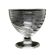 Modernist sugar bowl, transparent glass, Ząbkowice, Poland, 1970s