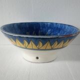Hand Painted Moroccan Large Ceramic Blue Bowl