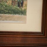 Antique painting Eberbach, 1907