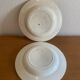 Antique ironstone plates from the coal mines