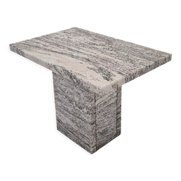 Side table in granite, 1980s