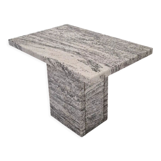 Side table in granite, 1980s